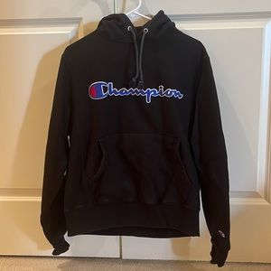men’s black champion sweatshirt size small